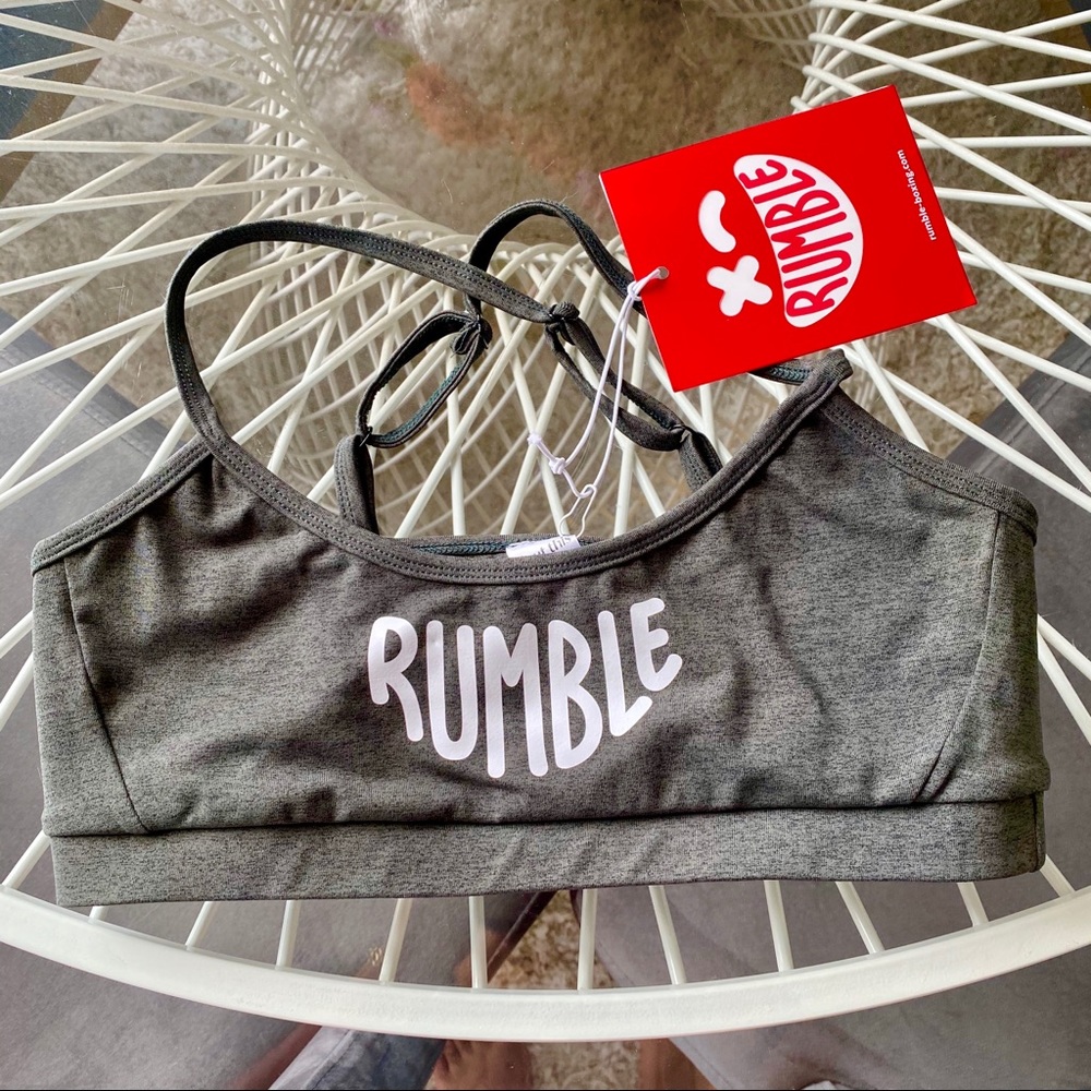 Rumble Boxing sports bra!